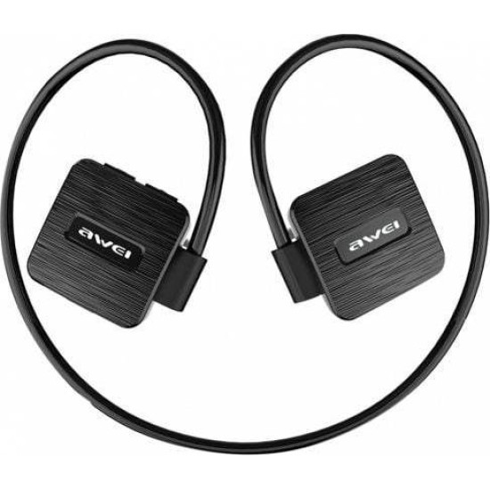 Αδιάβροχα Ασύρματα Ακουστικά Bluetooth για Τρέξιμο & Άθληση V4.2 - AWEI Wireless Sport Headset Handsfree A848BL