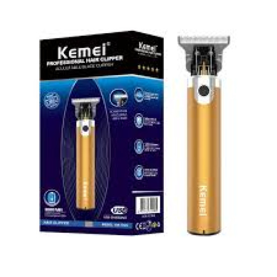 Επαναφορτιζόμενη μηχανή Trimmer KEMEI KM-700A Gold