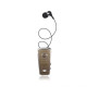 Ακουστικό Bluetoοth HandsFree AKZ-Q2 mini headset, σε χρυσό χρώμα