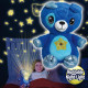 Starry Teddy Προτζέκτορας Αστεριών, Λούτρινο Αρκουδάκι 30cm & Νυχτερινό Φωτιστικό LED Νανουρίσματος - Μπλε Bear