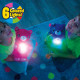 Starry Teddy Προτζέκτορας Αστεριών, Λούτρινο Αρκουδάκι 30cm & Νυχτερινό Φωτιστικό LED Νανουρίσματος - Μπλε Bear