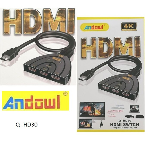Μετατροπέας HDMI 4K HD Q-HD30 ANDOWL - ΟΕΜ