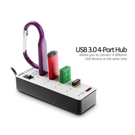 USB 3.0 HUB 4+1 Θυρών BYL-3011 - ΟΕΜ