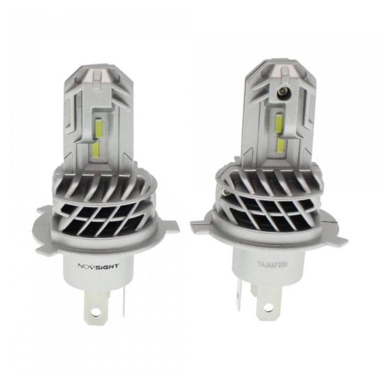 LED Λάμπες H4 12V 2 ΤΜΧ- 20W 5000LM 6000K IP68 A500 N35 NOVSIGHT 