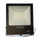LED αδιάβροχος προβολέας super slim 100W 220V 128 SMD 9000LM 6500K IP66 OEM
