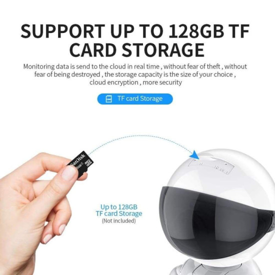 ΕΞΥΠΝΗ ΚΑΜΕΡΑ ΡΟΜΠΟΤ 5.0 MP HOME SECURITY IP ANDOWL - Q-S39-OEM