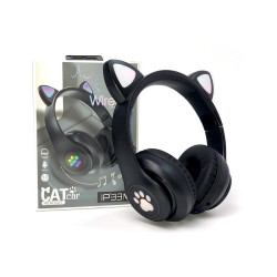 Ασύρματα ακουστικά – Cat Headphones – P33M – ΜΑΥΡΟ