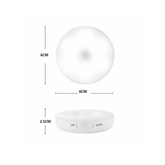 Επαναφορτιζόμενο φως / νυχτερινό φως με αισθητήρα κίνησης - OEM