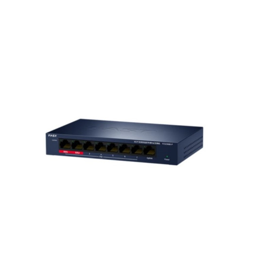 FAST 8 Port Διακόπτης Ethernet Network Splitter Hub 40W για ασύρματη κάμερα AP - OEM