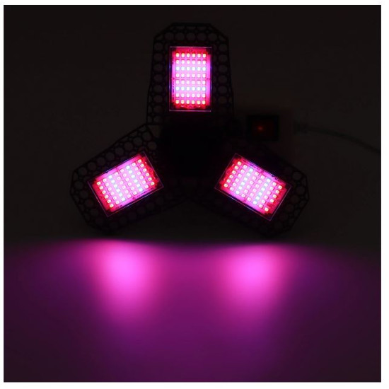 Φωτιστικό LED Ανάπτυξης Φυτών E27-220V Αδιάβροχο Κόκκινο και Μπλε φώς 144 LED-ΟΕΜ-300w