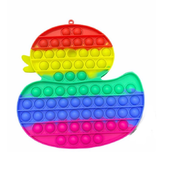 Pop it Fidget Πολύχρωμο Παπάκι – ΟΕΜ