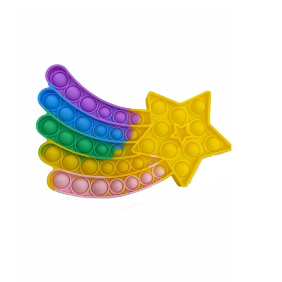 Pop it Fidget Πολύχρωμo Αστέρι που πέφτει Rainbow – ΟΕΜ Pop it Fidget Πολύχρωμo Αστέρι που πέφτει Rainbow – ΟΕΜ