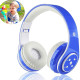 Ασύρματο στερεοφωνικό ακουστικό Bluetooth ST6 με ακουστικά και δυνατότητα αναδίπλωσης - ΟΕΜ