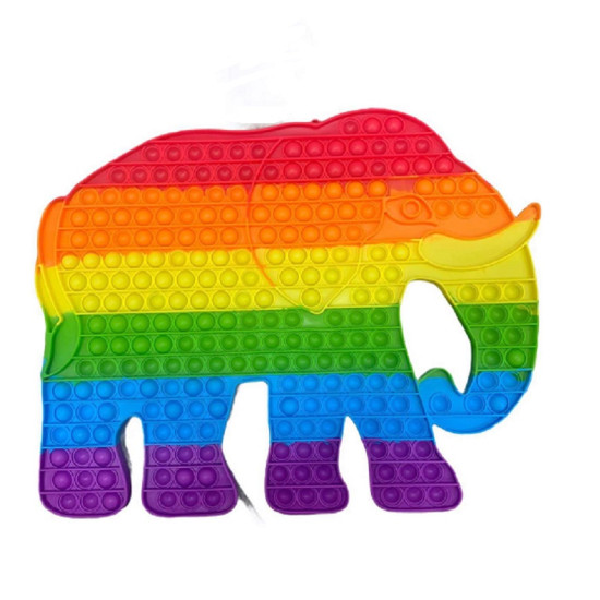 Pop it Fidget Πολύχρωμος Ελέφαντας - ΟΕΜ Pop it Fidget Πολύχρωμος Ελέφαντας - ΟΕΜ