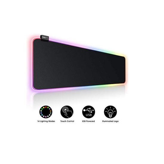 Φωτιζόμενο RGB Mouse pad 30x80 cm 7 χρωμάτων-OEM