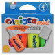 Μαρκαδόροι Υπογραμίσεως Carioca Μίνι 5,0mm σετ=4τεμ Carioca 42868