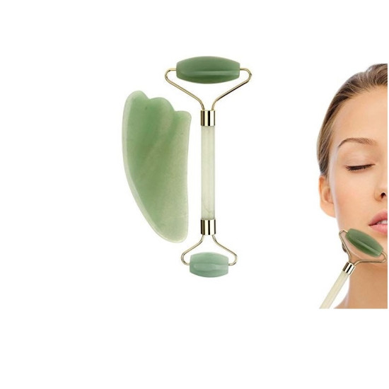 Ρολό για Μασάζ Προσώπου Facial Roller & Massager χαλαζίας-OEM