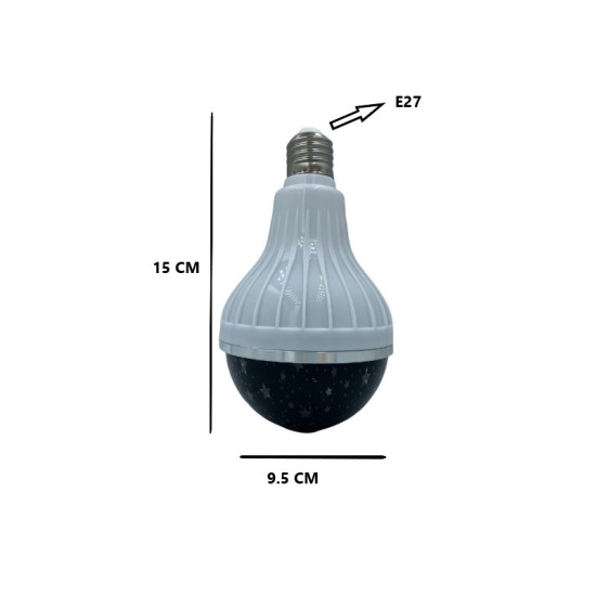 ΛΑΜΠΑ ΠΡΟΒΟΛΕΑΣ ΑΣΤΕΡΙΩΝ STAR MASTER 6W Ε27-OEM.