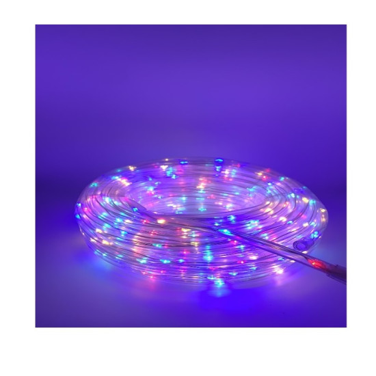Χριστουγεννιάτικος φωτοσωλήνας LED RGB με κοντρολ 10m-ΟΕΜ. Χριστουγεννιάτικος φωτοσωλήνας LED RGB με κοντρολ 10m-ΟΕΜ.