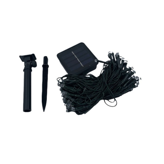 Ηλιακά Χριστουγεννιάτικα Λαμπάκια – (100 Λαμπάκια) Με Φωτοβολταϊκό Πάνελ λευκό θερμό. Ηλιακά Χριστουγεννιάτικα Λαμπάκια – (100 Λαμπάκια) Με Φωτοβολταϊκό Πάνελ λευκό θερμό.