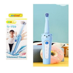 Andowl Ηλεκτρική Οδοντόβουρτσα Αρκουδάκι Μπλέ Q-YS9 OEM.