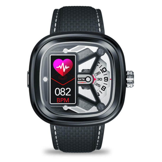 Zeblaze HYBRID 2 Heart Rate Blood Pressure Monitor Female Health Tracking – Μαύρο