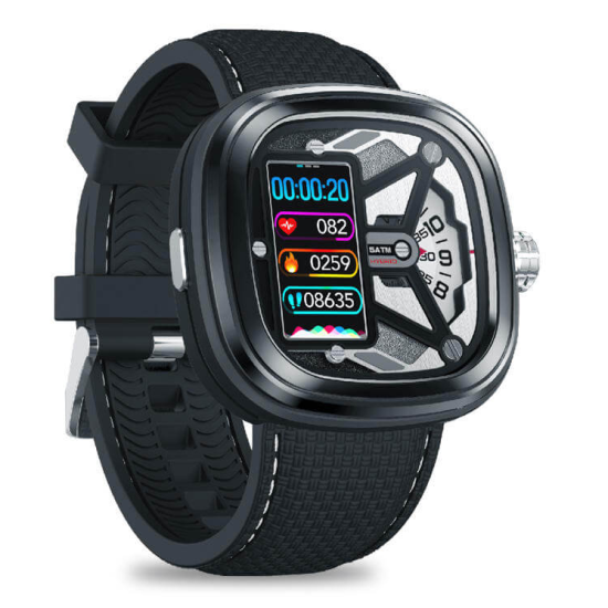 Zeblaze HYBRID 2 Heart Rate Blood Pressure Monitor Female Health Tracking – Μαύρο