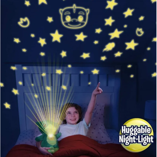 Starry Teddy Προτζέκτορας Αστεριών, Λούτρινο Τιγράκι 30cm & Νυχτερινό Φωτιστικό LED Νανουρίσματος – Τιγράκι - ΟΕΜ