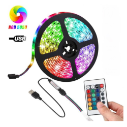 RGB LED ΤΑΙΝΙΑ 5M ΜΕ ΤΗΛΕΧΕΙΡΙΣΤΗΡΙΟ ANDOWL Q-DT50 - OEM