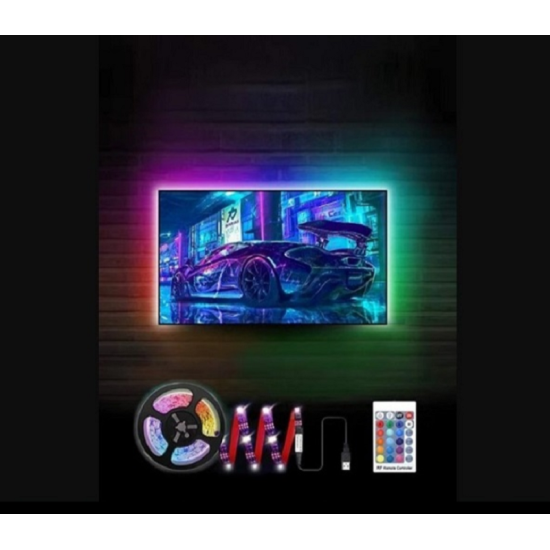 RGB LED ΤΑΙΝΙΑ 5M ΜΕ ΤΗΛΕΧΕΙΡΙΣΤΗΡΙΟ ANDOWL Q-DT50 - OEM