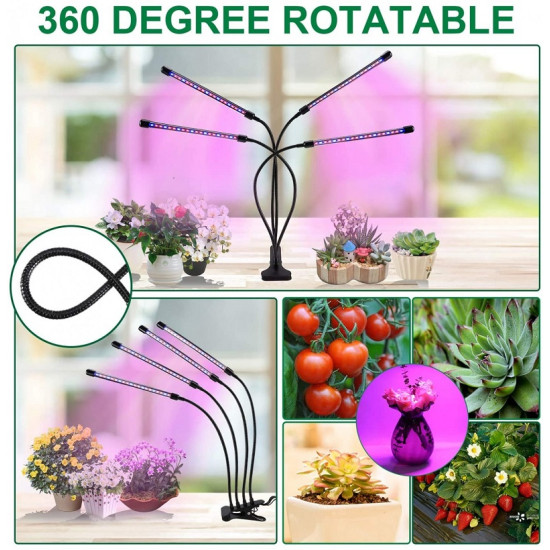 Φωτιστικό 80x LED Ανάπτυξης Φυτών 360º Λάμπα Θερμοκηπίου Εσωτερικού Χώρου - ΟΕΜ