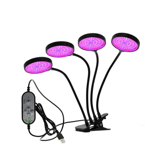 LED Grow Light USB Phyto Lamp Full Spectrum με χειριστήριο για Φυτά ή Σπορόφυτα και Λουλούδια για Εσωτερική χρήση 5V.