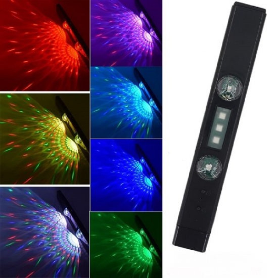 USB LED φώτορυθμικό D88 με 7 χρώματα - ΟΕΜ