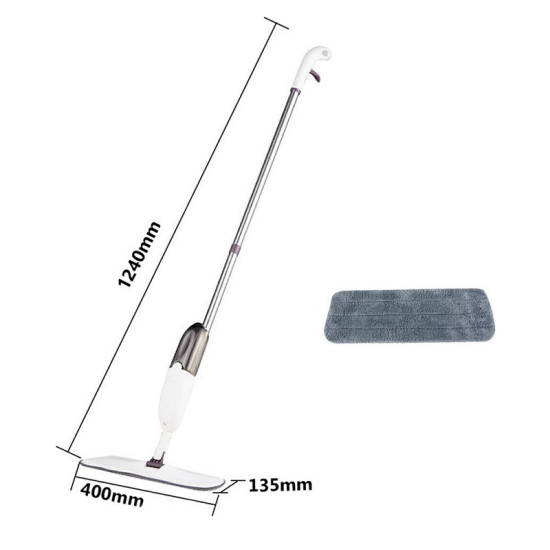 Φορητή Σφουγγαρίστρα Ψεκασμού 360° με Πετσετάκια Μικροϊνών Andowl Q-TB31 – Λευκό - ΟΕΜ