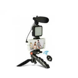 Τρίποδο για Live Streaming Set AY-49 Μαύρο-OEM.