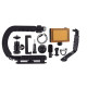 Σταθεροποιητής Κάμερας Χειρός Steadycam U-Grip Σχήματος C με Φωτισμό LED Puluz PKT3013.