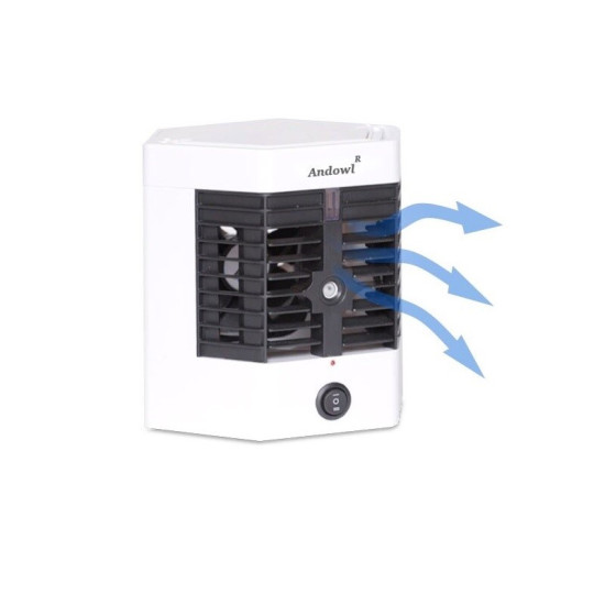 Air Chiller-Φορητό USB  Υγραντήρας Υδρονέφωσης με HydroChill - Μίνι Ανεμιστήρας ANDOWL.
