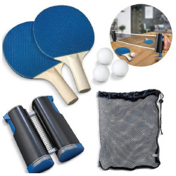 Δίχτυ πτυσσόμενο πινκ-πονκ με ρακέτες σετ- ΟΕΜ