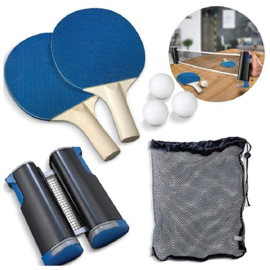 Δίχτυ πτυσσόμενο πινκ-πονκ με ρακέτες σετ- ΟΕΜ