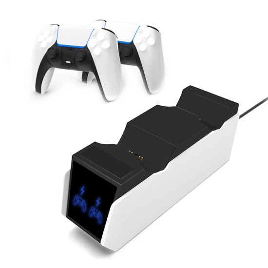 Βάση Φορτιστής Χειριστηρίων για PS5 USB-C mimd SND-462 Βάση Φορτιστής Χειριστηρίων για PS5 USB-C mimd SND-462
