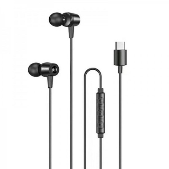 Awei TC-1 Type-C In-ear Handsfree με Βύσμα USB-C Μαύρο