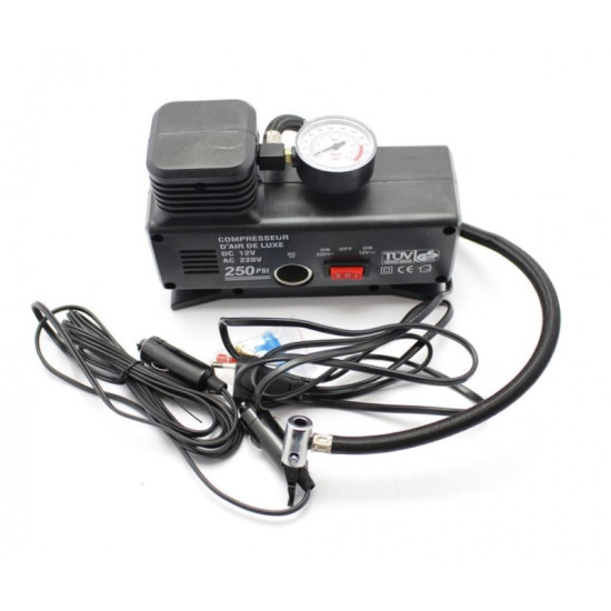 Κομπρεσέρ τρόμπα αέρος αυτοκινήτου 12V/220V 250 PSI ΟΕΜ. Κομπρεσέρ τρόμπα αέρος αυτοκινήτου 12V/220V 250 PSI ΟΕΜ.