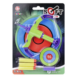 Τόξο Μίνι Στόχος Βελάκια σε Καρτέλα 26x19cm ToyMarkt 88846