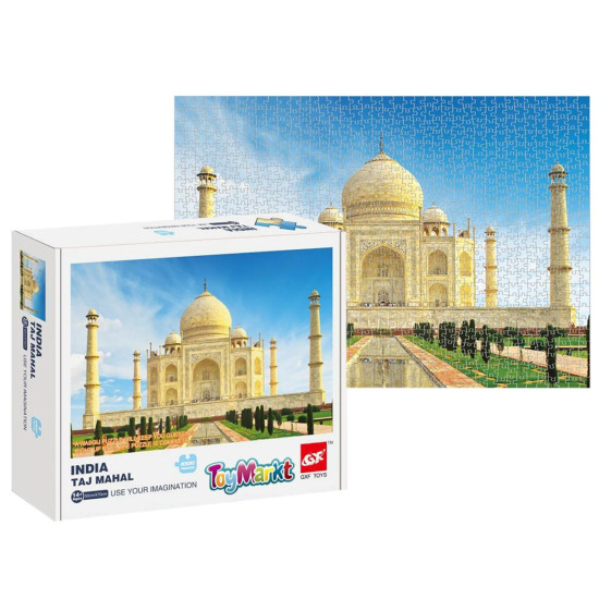 Παζλ 1000 τεμ taj Mahal India 25x20x5cm ToyMarkt 891775