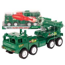 Στρατιωτικό Φορτηγό Friction με Πύραυλο 30x10x9cm ToyMarkt 902363