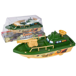Στρατιωτικό Πλοιάριο Friction 29x13x12cm ToyMarkt 902372
