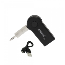Bluetooth Αυτοκινήτου Andowl Q-305 Car Music Receiver (Hands-Free) Μαύρο