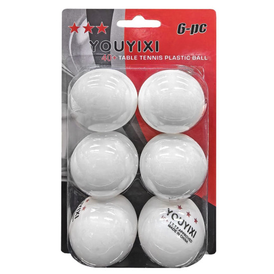 Μπαλάκια Πινγκ Πονγκ σετ=6τεμ 18x11cm ToyMarkt 91188