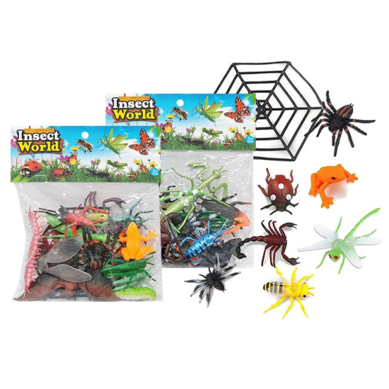 Σετ 15 Έντομα 20x17cm ToyMarkt 913541