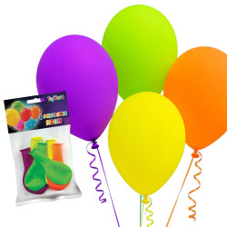 Σετ 6 Μπαλόνια Νέον 26cm ToyMarkt 913567